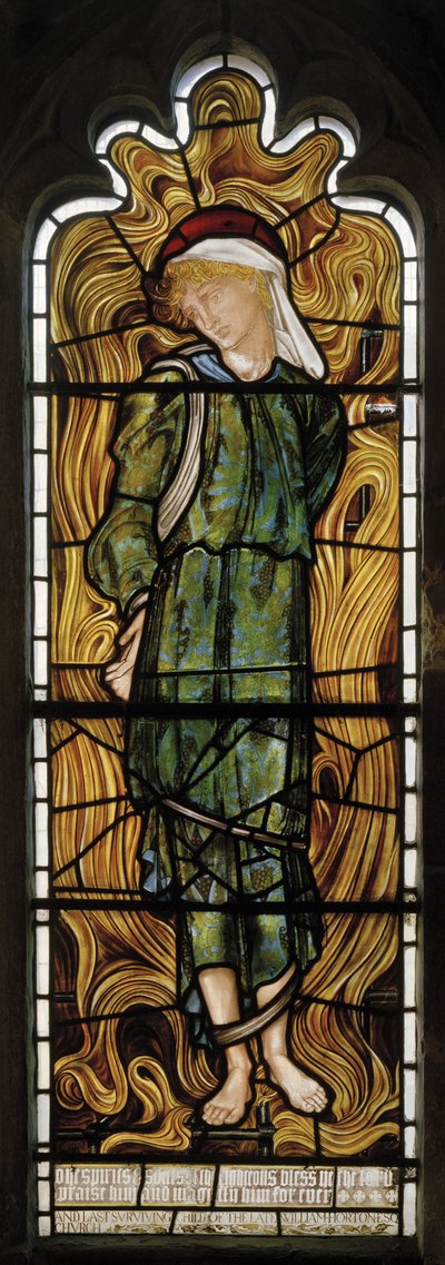 Abednigo, The Fiery Furnace, West Window by Edward Burne Jones